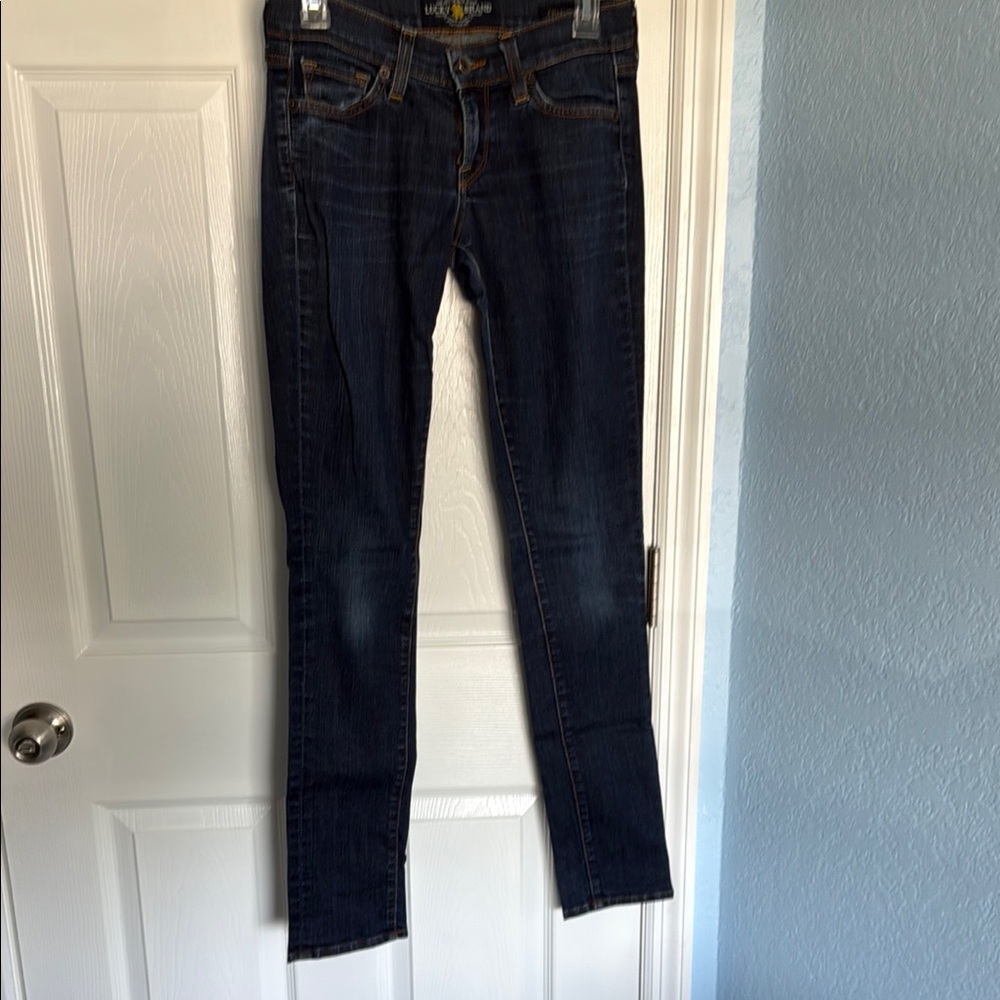 Lucky Brand Blue Charlie Skinny Jeans Classic Style